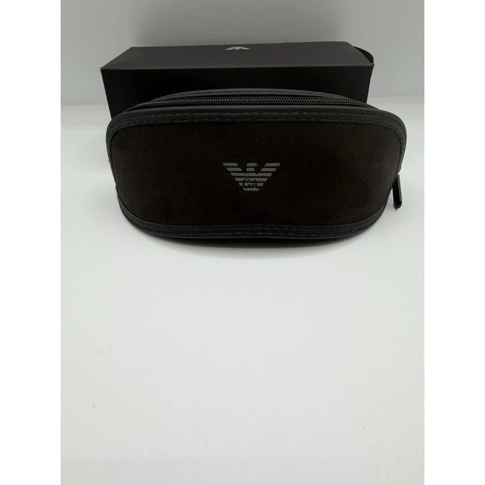 Emporio Armani Sunglasses Eyeglasses Case Box Empty Authentic Black EUC